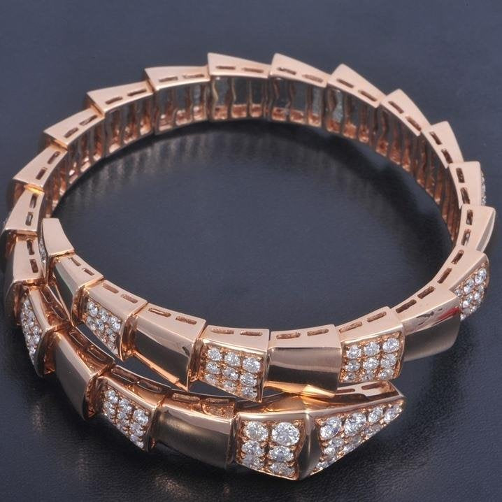 [Triumph Jewelry]SERPENTI BRACELET PINK GOLD DIAMOND