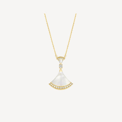 [Triumph Jewelry]DREAM NECKLACE MOP GOLD DIAMOND