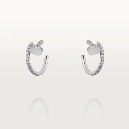 [Triumph Jewelry]JUSTE EARRINGS 12.75MM SILVER DIAMOND