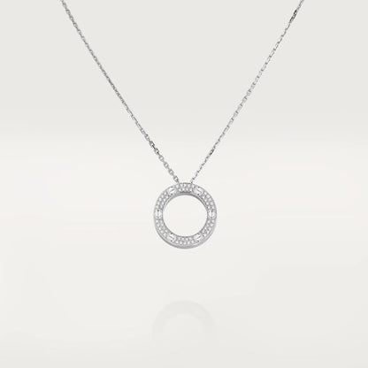 [Triumph Jewelry]LOVE NECKLACE ADJUSTABLE SILVER