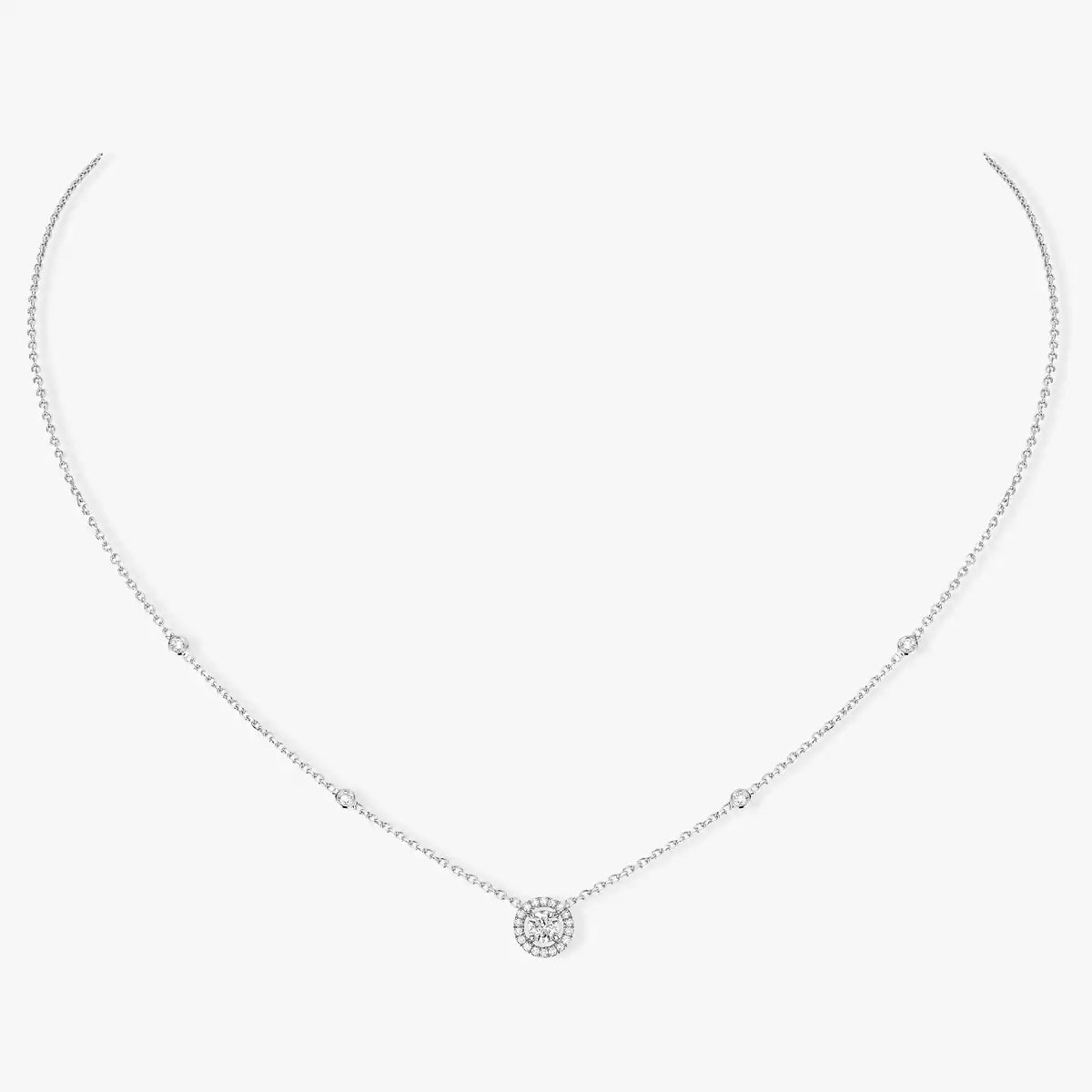 [Triumph Jewelry]Diamond Necklace 0,20ct Brilliant Shape Joy