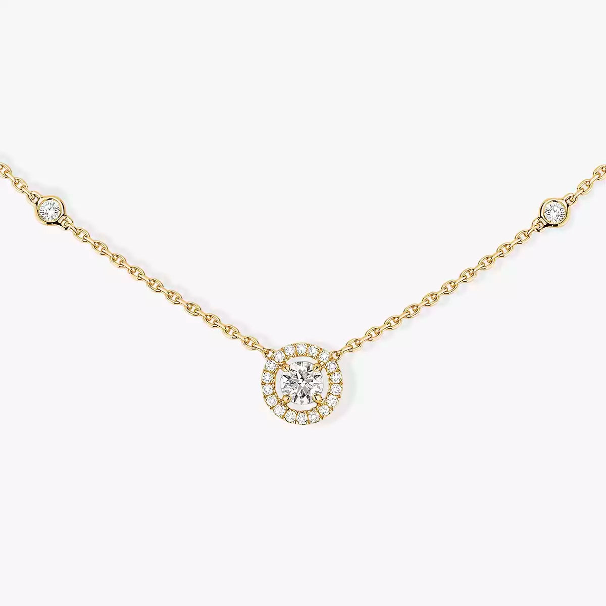 [Triumph Jewelry]Diamond Necklace 0,20ct Brilliant Shape Joy