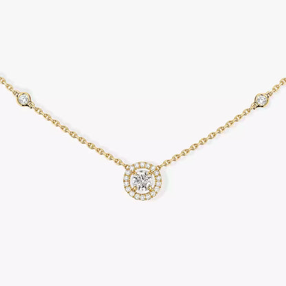 [Triumph Jewelry]Diamond Necklace 0,20ct Brilliant Shape Joy