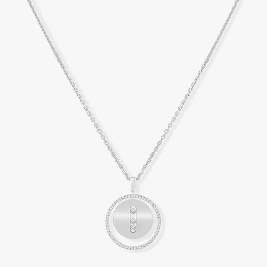 [Triumph Jewelry]LUCKY MOVE MM SILVER DIAMOND NECKLACE