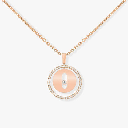 [Triumph Jewelry]LUCKY MOVE PM NECKLACE PINK GOLD DIAMOND