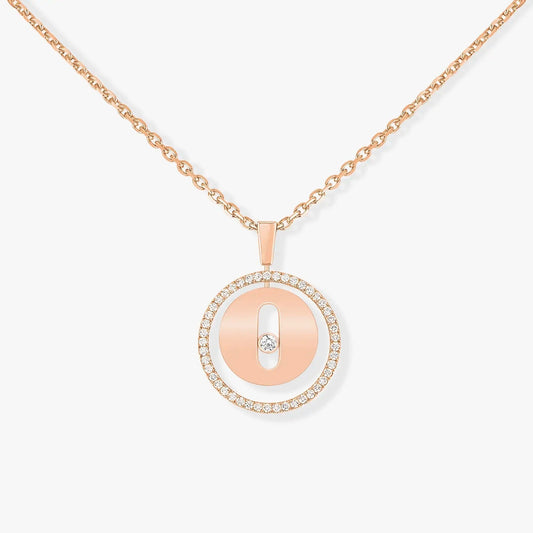 [Triumph Jewelry]LUCKY MOVE PM NECKLACE PINK GOLD DIAMOND