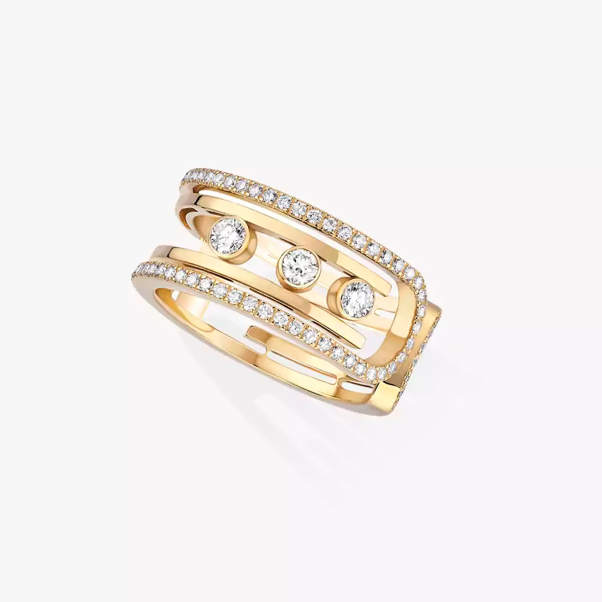 [Triumph Jewelry]Move 10th Diamond Ring in Gold