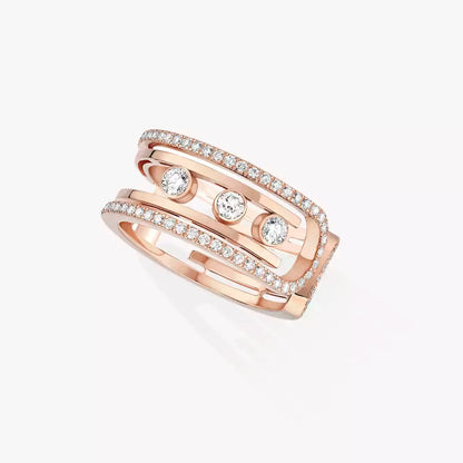 [Triumph Jewelry]Move 10th Diamond Ring in Gold
