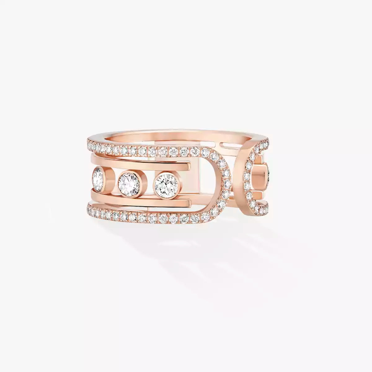 [Triumph Jewelry]Move 10th Diamond Ring in Gold