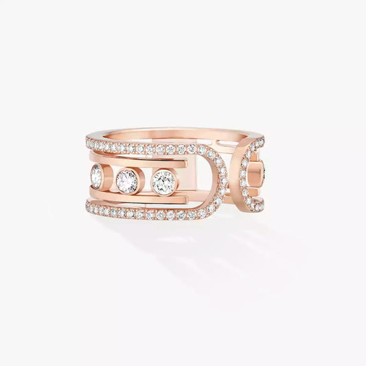 [Triumph Jewelry]Move 10th Diamond Ring in Gold
