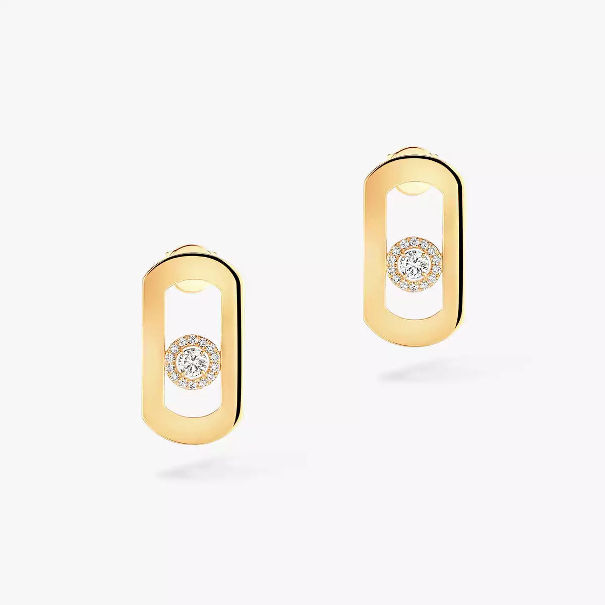 [Triumph Jewelry]So Move Diamond Earrings in Yellow Gold
