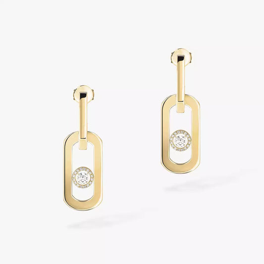 [Triumph Jewelry]So Move XL Diamond Pendant Earrings