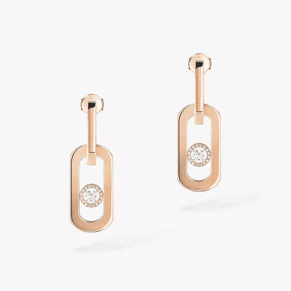 [Triumph Jewelry]So Move XL Diamond Pendant Earrings