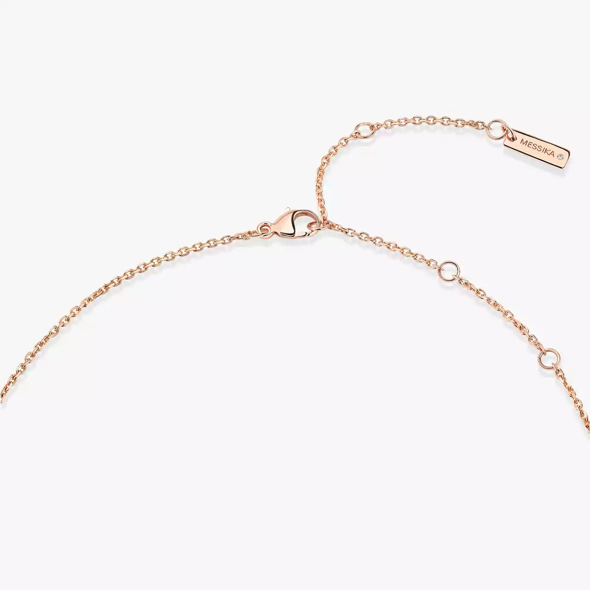 [Triumph Jewelry]Lucky Eye Diamond Necklace in Rose Gold and Turquoise