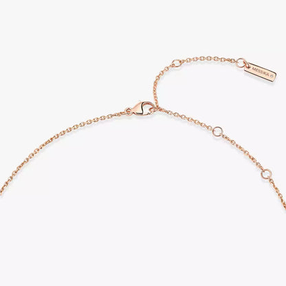 [Triumph Jewelry]Lucky Eye Diamond Necklace in Rose Gold and Turquoise