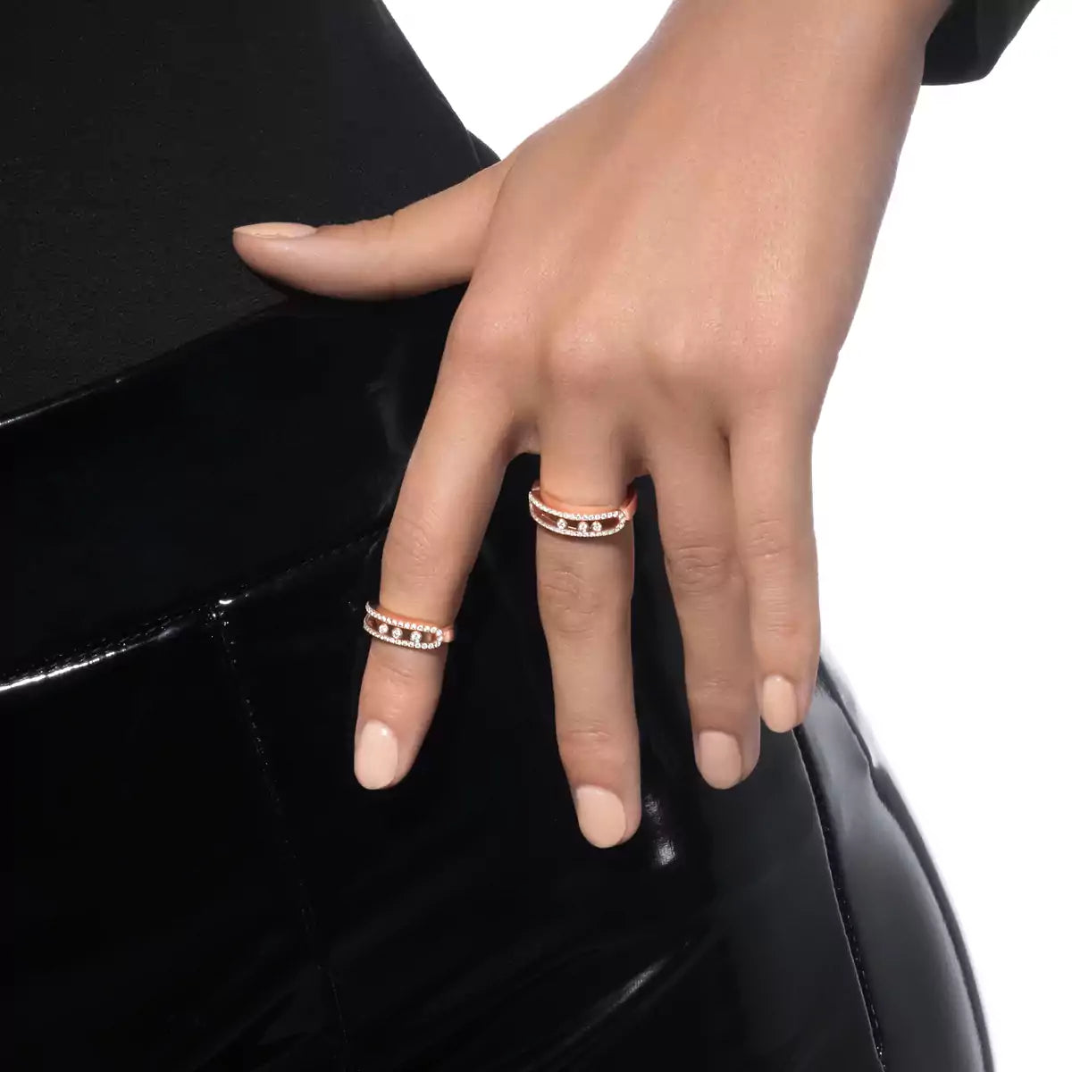 [Triumph Jewelry] Baby Move Gold Diamond Pave_ Ring