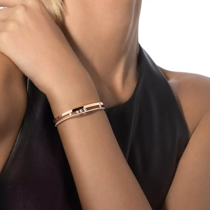 [Triumph Jewelry]Move Romane Diamond Bangle Bracelet