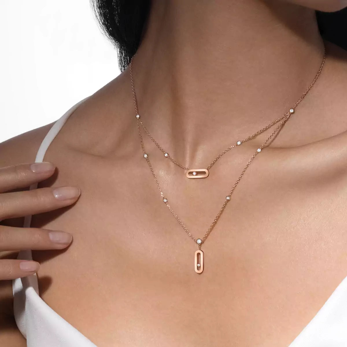 [Triumph Jewelry] Move Uno Diamond Necklace