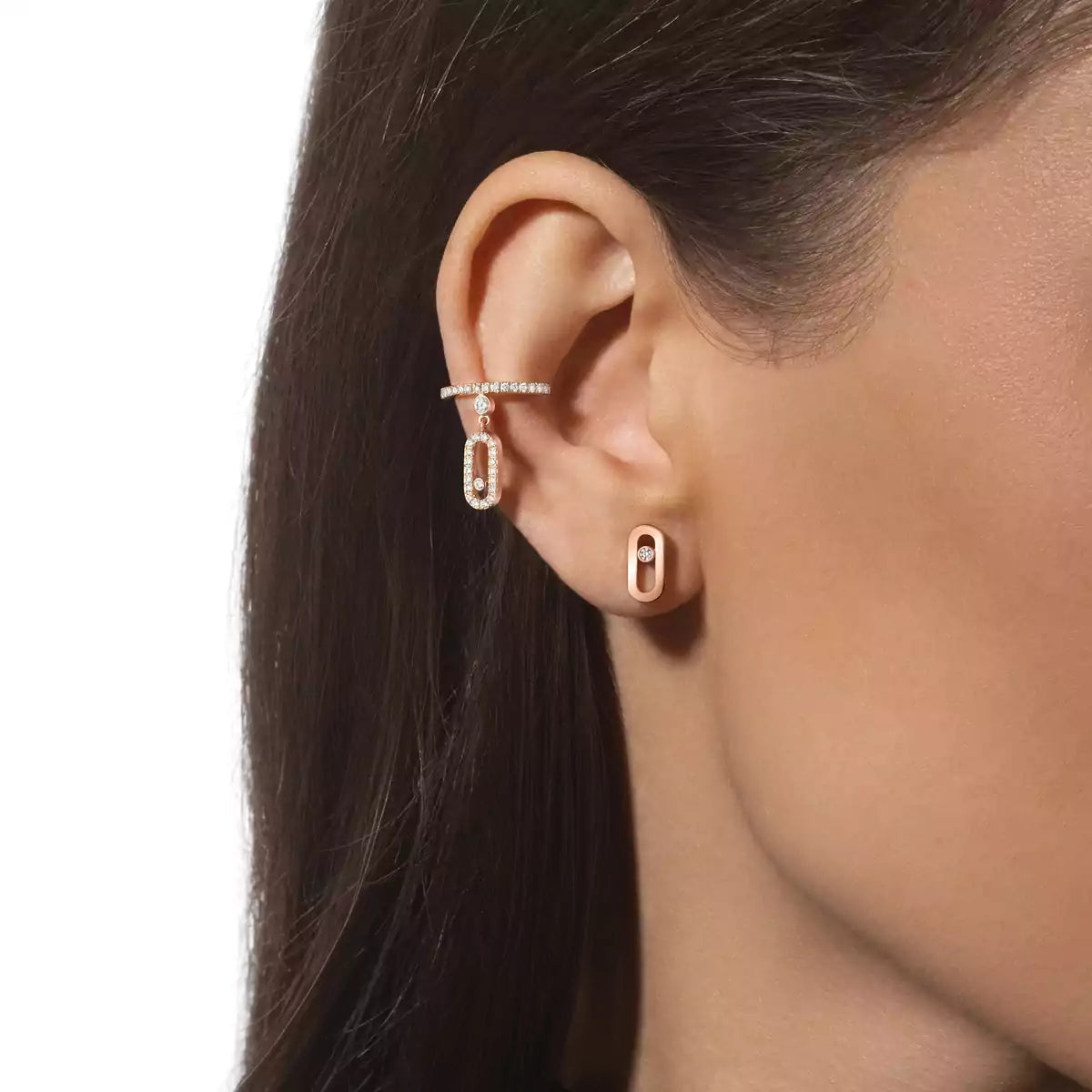 [Triumph Jewelry]Move Uno Diamond Stud Earrings