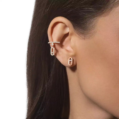 [Triumph Jewelry]Move Uno Diamond Stud Earrings
