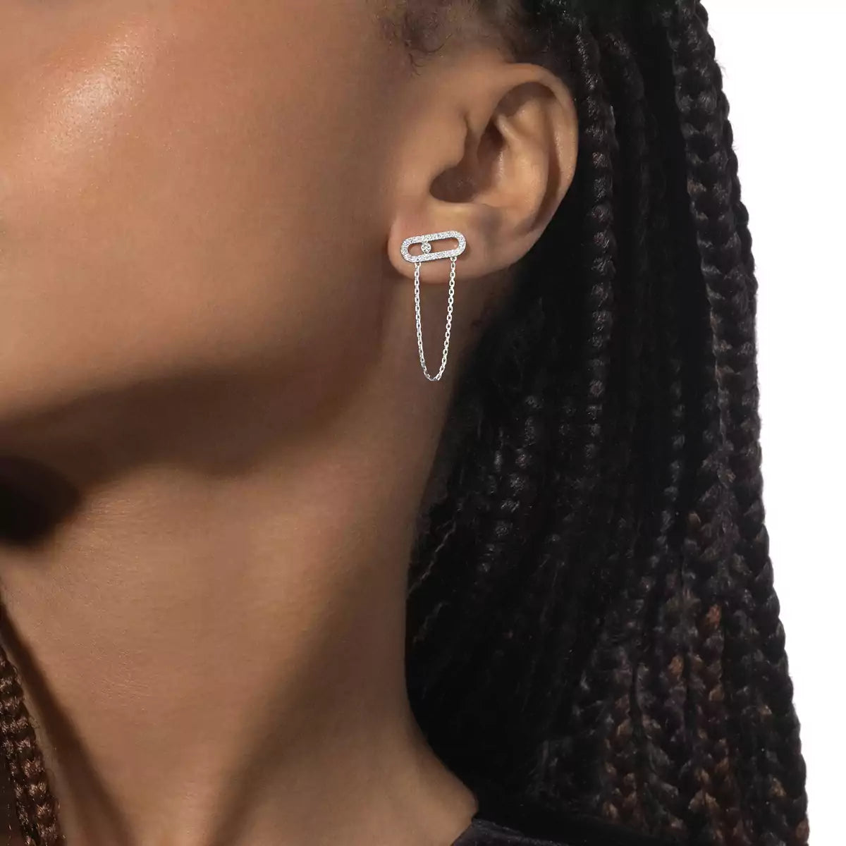 [Triumph Jewelry]Move Uno Diamond Earrings