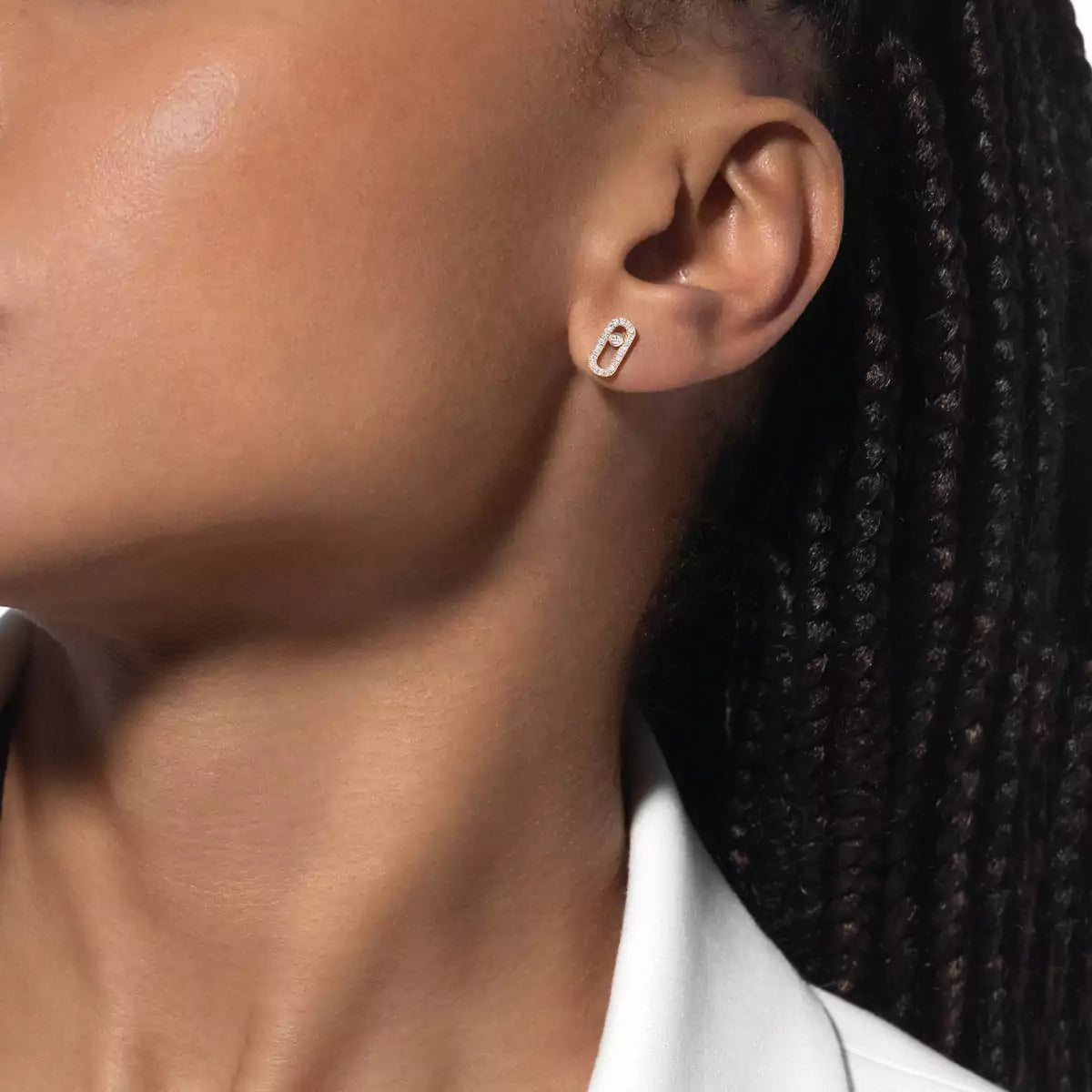 [Triumph Jewelry]Move Uno Diamond Earrings