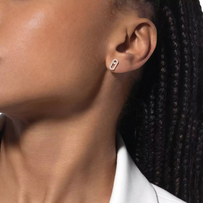 [Triumph Jewelry]Move Uno Diamond Earrings