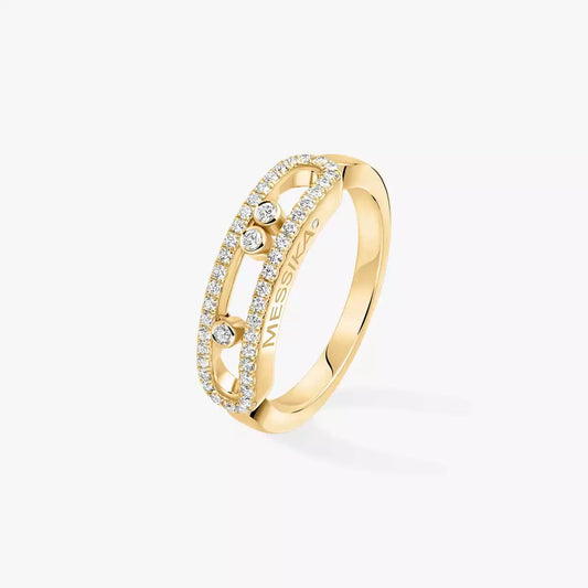 [Triumph Jewelry] Baby Move Gold Diamond Pave_ Ring