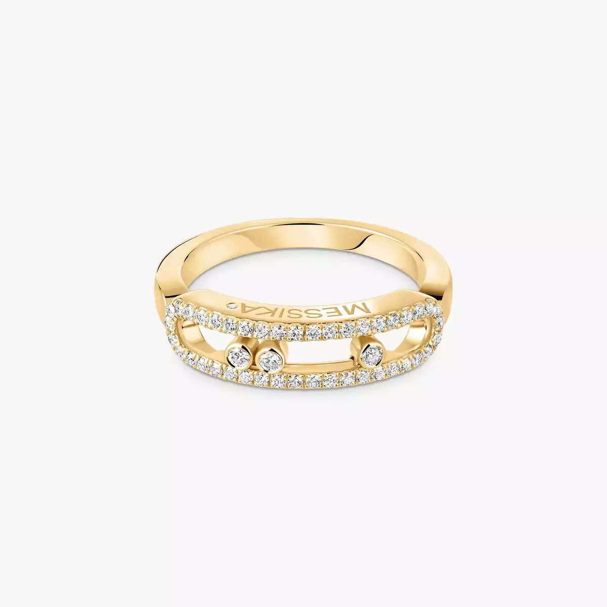 [Triumph Jewelry] Baby Move Gold Diamond Pave_ Ring