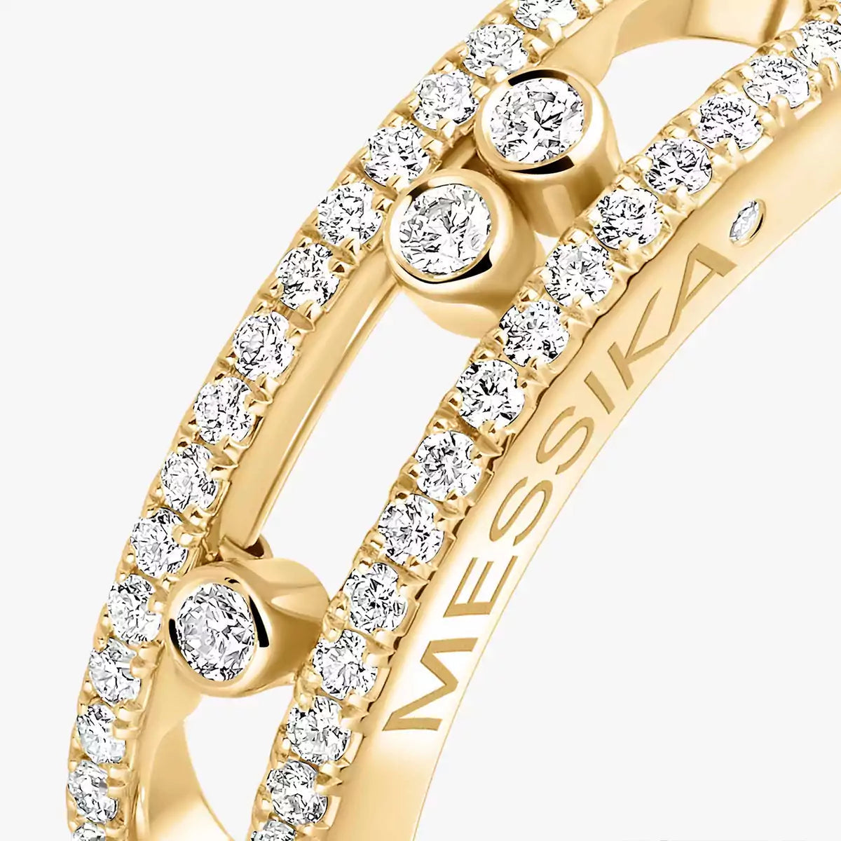 [Triumph Jewelry] Baby Move Gold Diamond Pave_ Ring