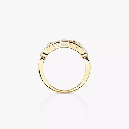 [Triumph Jewelry] Baby Move Gold Diamond Pave_ Ring