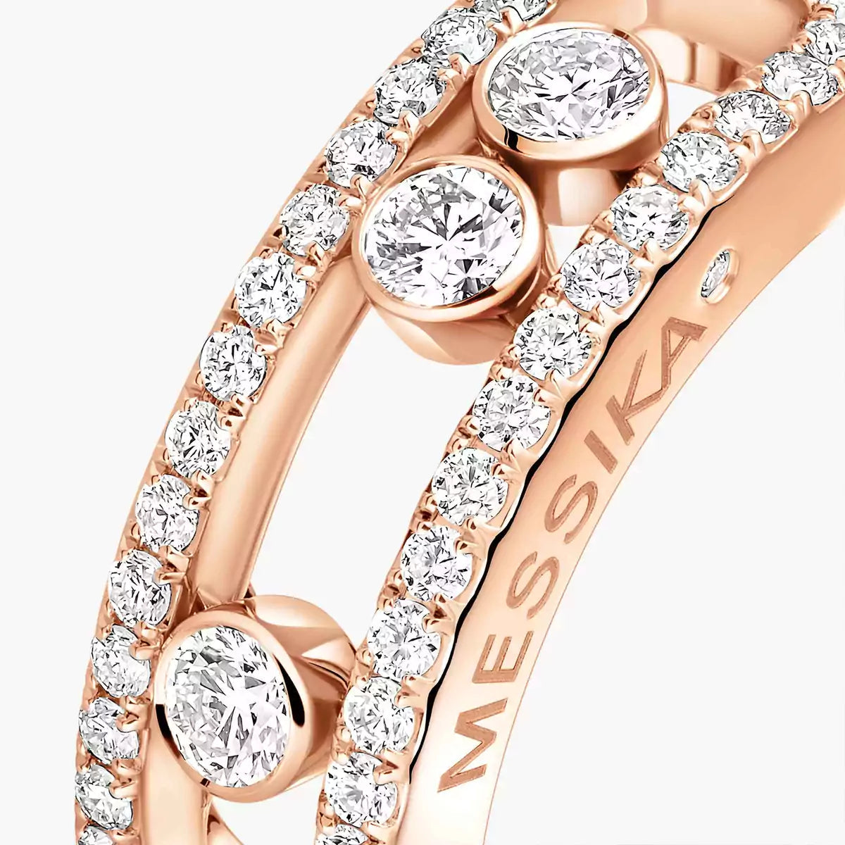 [Triumph Jewelry] Move Gold Diamond Pave_ Ring
