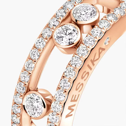 [Triumph Jewelry] Move Gold Diamond Pave_ Ring