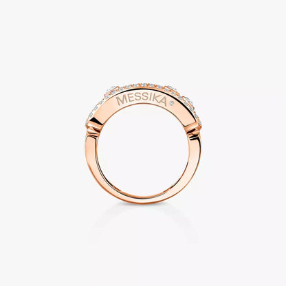 [Triumph Jewelry] Move Gold Diamond Pave_ Ring