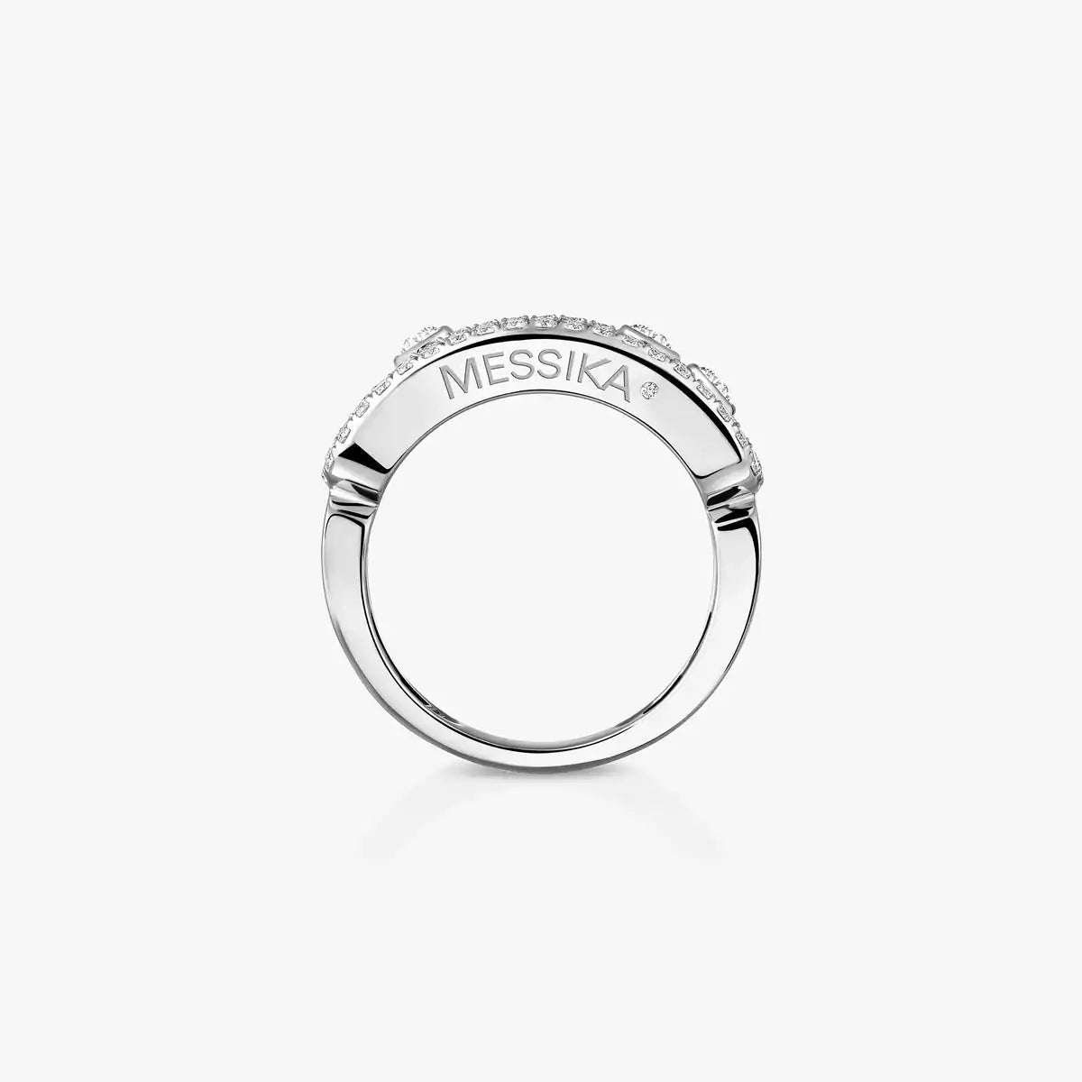 [Triumph Jewelry] Move Gold Diamond Pave_ Ring