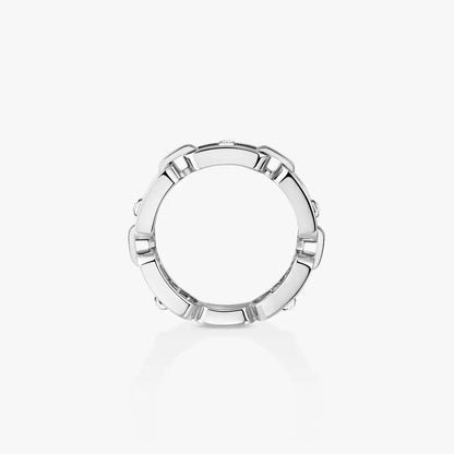 [Triumph Jewelry]Move Link Pave_-Set Diamond Ring in Gold