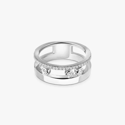 [Triumph Jewelry]Move Romane Diamond Ring