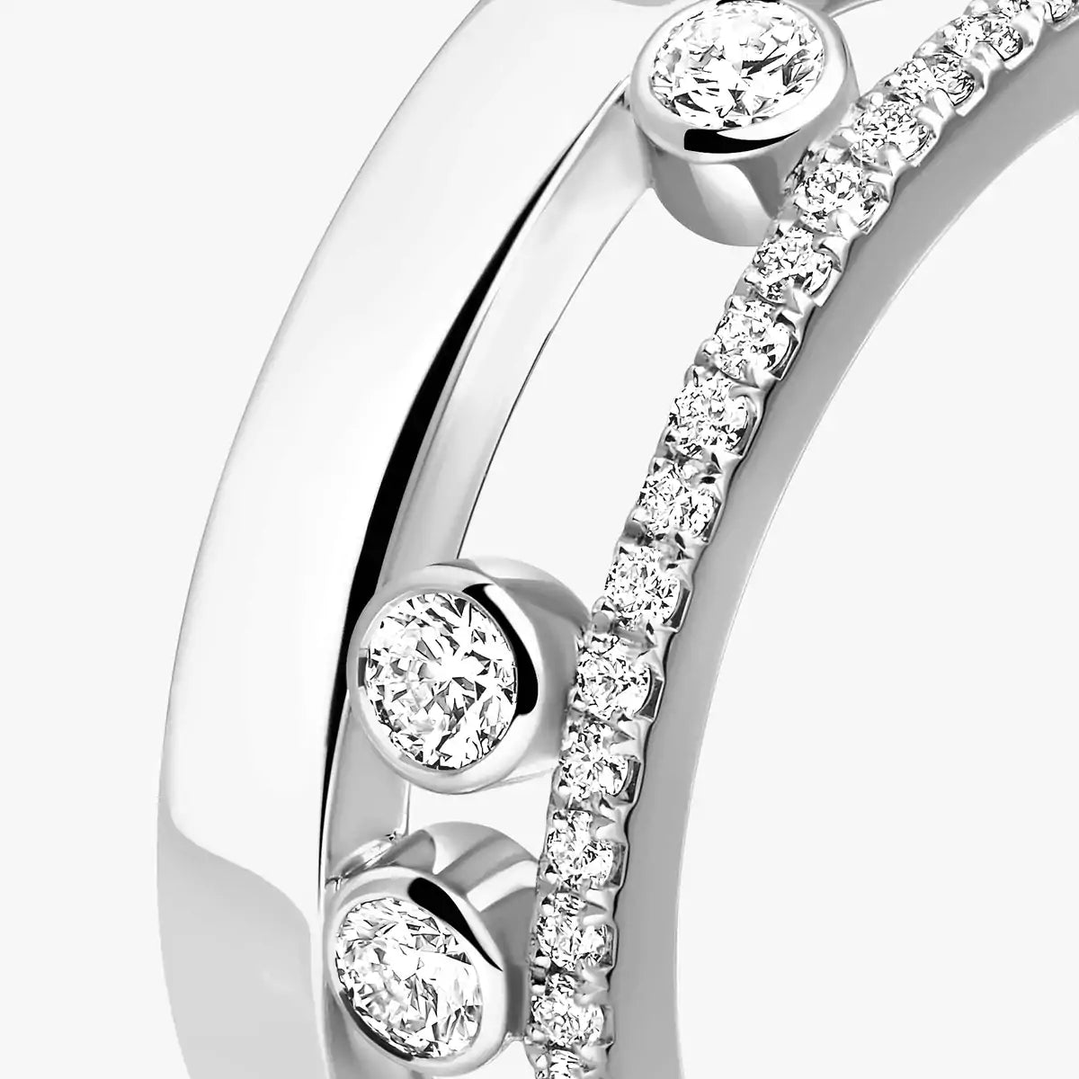[Triumph Jewelry]Move Romane Diamond Ring