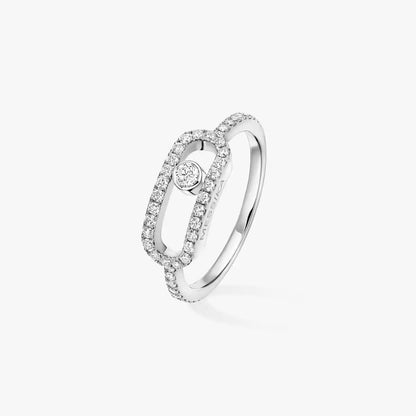 [Triumph Jewelry]Move Uno Diamond Ring in Gold