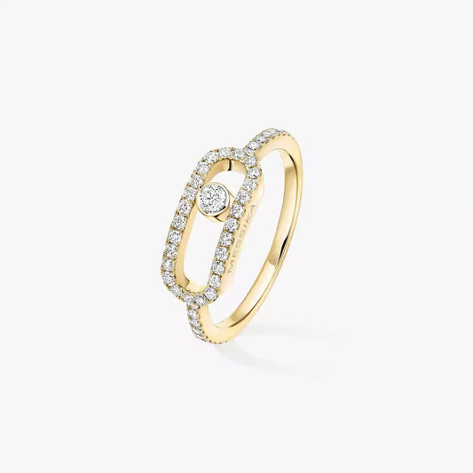 [Triumph Jewelry]Move Uno Diamond Ring in Gold