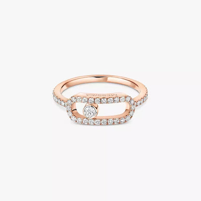 [Triumph Jewelry]Move Uno Diamond Ring in Gold