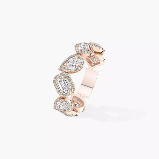 [Triumph Jewelry]Diamond Wedding Ring My Twin