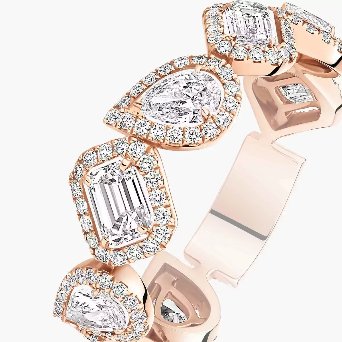 [Triumph Jewelry]Diamond Wedding Ring My Twin