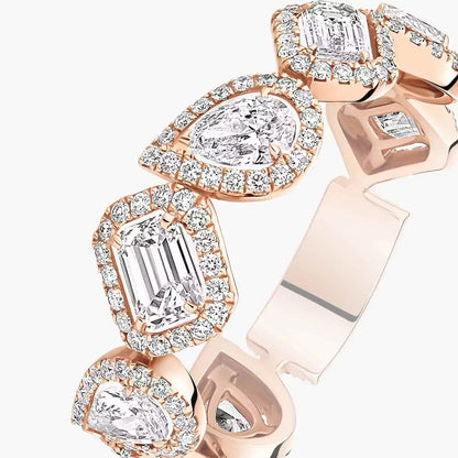 [Triumph Jewelry]Diamond Wedding Ring My Twin