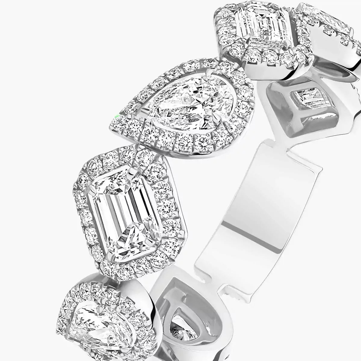 [Triumph Jewelry]Diamond Wedding Ring My Twin