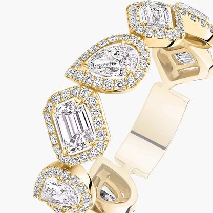 [Triumph Jewelry]Diamond Wedding Ring My Twin