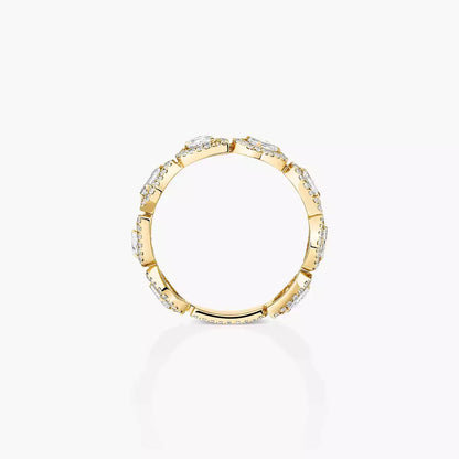 [Triumph Jewelry]Diamond Wedding Ring My Twin