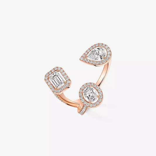 [[Triumph Jewelry] Diamond Ring 0,25ct My Twin Trilogy