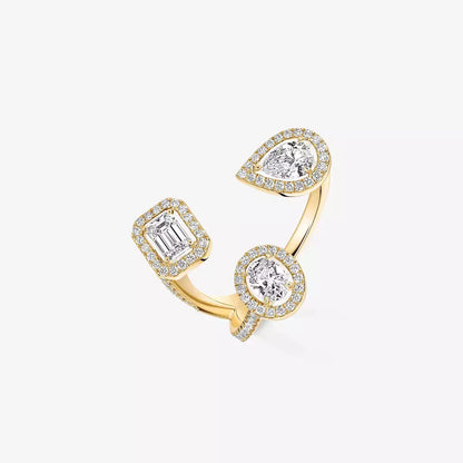 [[Triumph Jewelry] Diamond Ring 0,25ct My Twin Trilogy