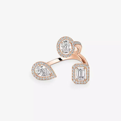 [[Triumph Jewelry] Diamond Ring 0,25ct My Twin Trilogy